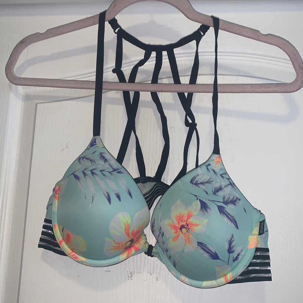 Pink everywhere push up bra